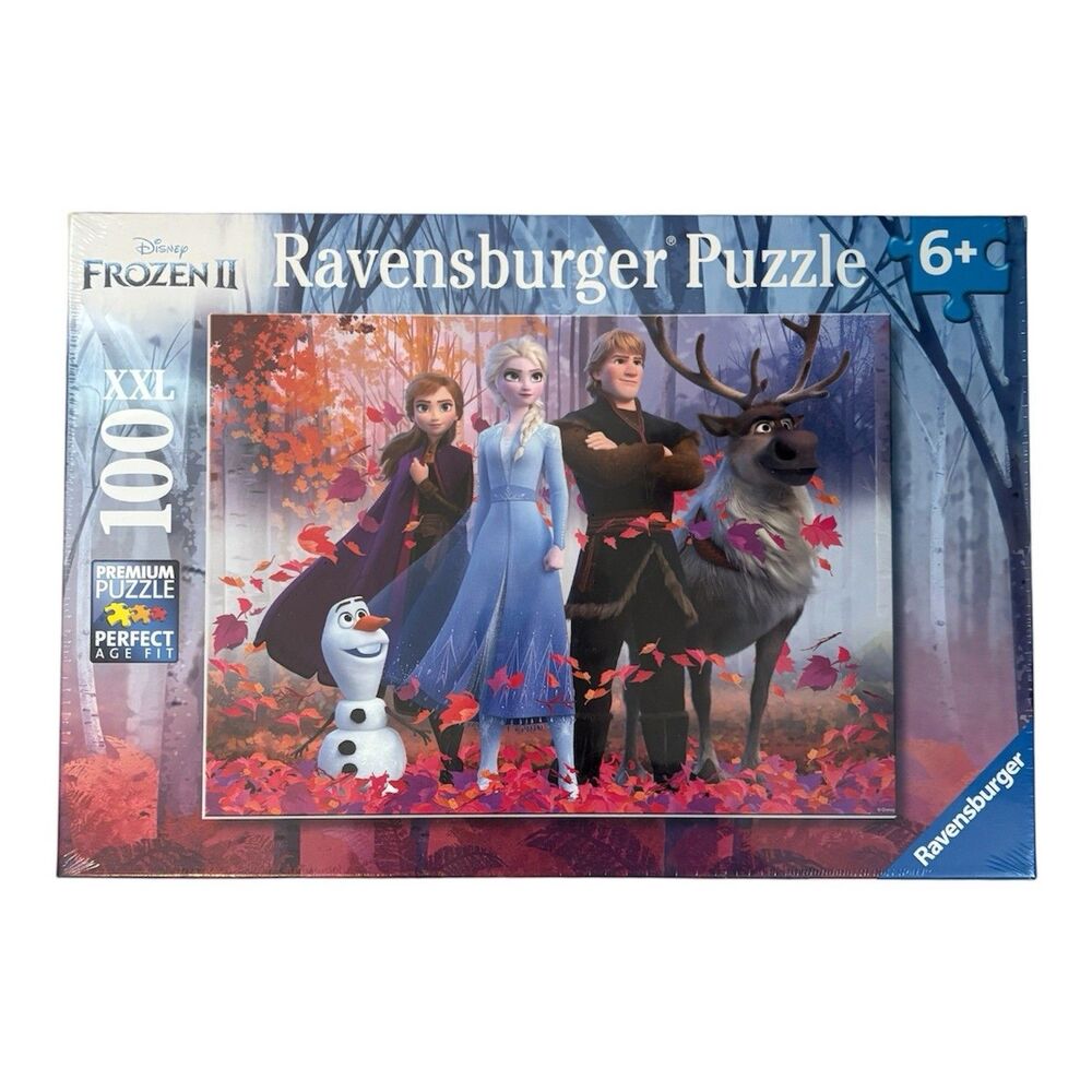 NEW & SEALED Ravensburger 06141 Disney Frozen Anna & Elsa 100Pc Jigsaw Puzzle